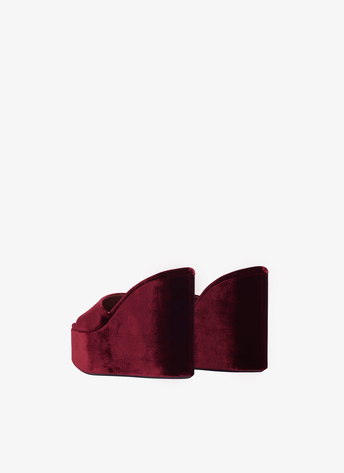 RIVIERA WEDGE MULES ALAÏA RED RIVIERA WEDGE MULES